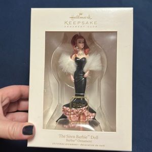 Hallmark Siren Barbie porcelain ornament 2010
